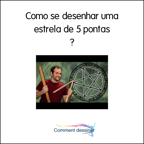 Como se desenhar uma estrela de 5 pontas